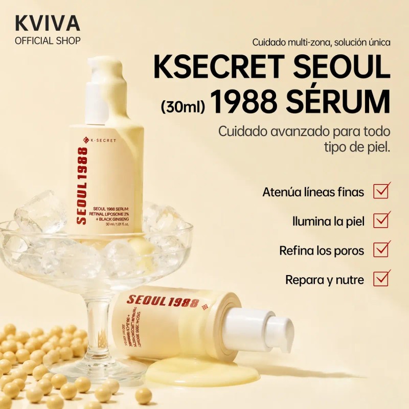 Ksecret Seoul 1988 Sérum Antiarrugas Iluminador Retinal 30ml