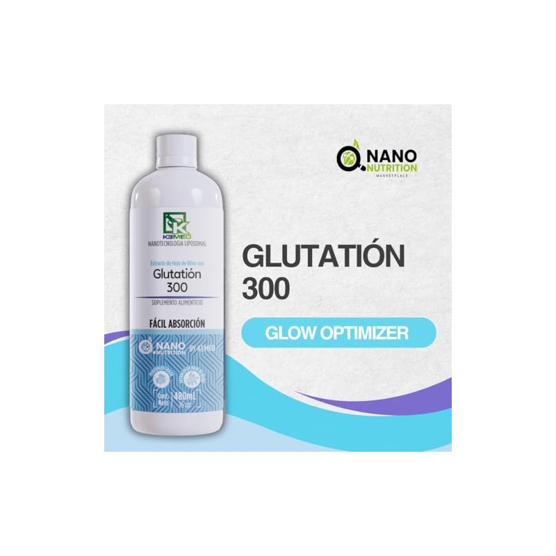 Glutatión 300 | Suplemento Líquido de Alta Absorción | Fórmula