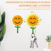EleCharm Sunflower Wall Hook for Hanging 8.8Ib(Max), Retractable, 2-Pack