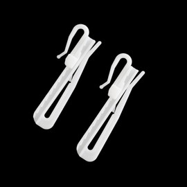 [Yunlinhui] Curtain Hooks 30 Pcs Adjuster Hooks 30 Pieces Inspected (A/B Compatible)