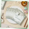 Yeaqee 100 Pcs Greenery Baby Shower Napkins Jungle Animal Sage