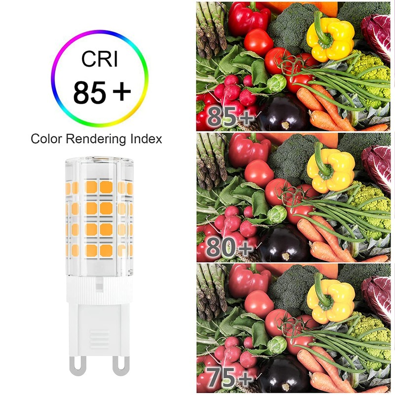 DiCUNO G9 LED Light Bulb 4W, 40W Halogen Replacement, Warm