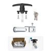 Truck Cap Camper Shell T-Handle Lock Latch Replacement Parts, Truck