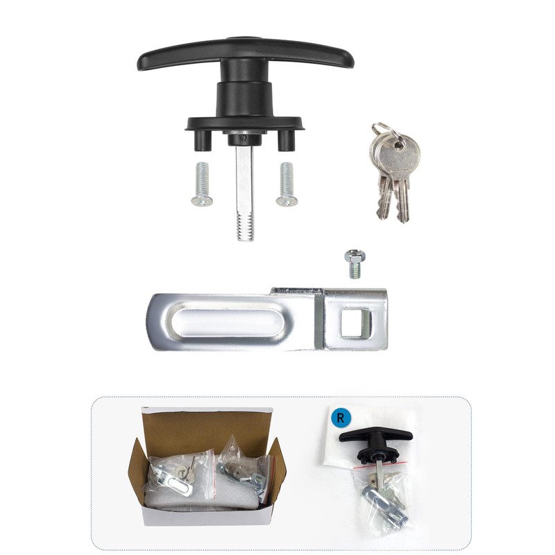 Truck Cap Camper Shell T-Handle Lock Latch Replacement Parts, Truck