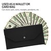 OUDQFCJ Leather Money Envelopes, Banknotes, Storage Envelopes, Purse, Reusable Money
