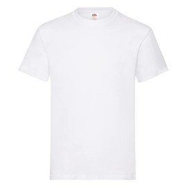 Fruit of the Loom Fruit of the Loom Men's Heavy T Shirt pack of 3, White, XL UK