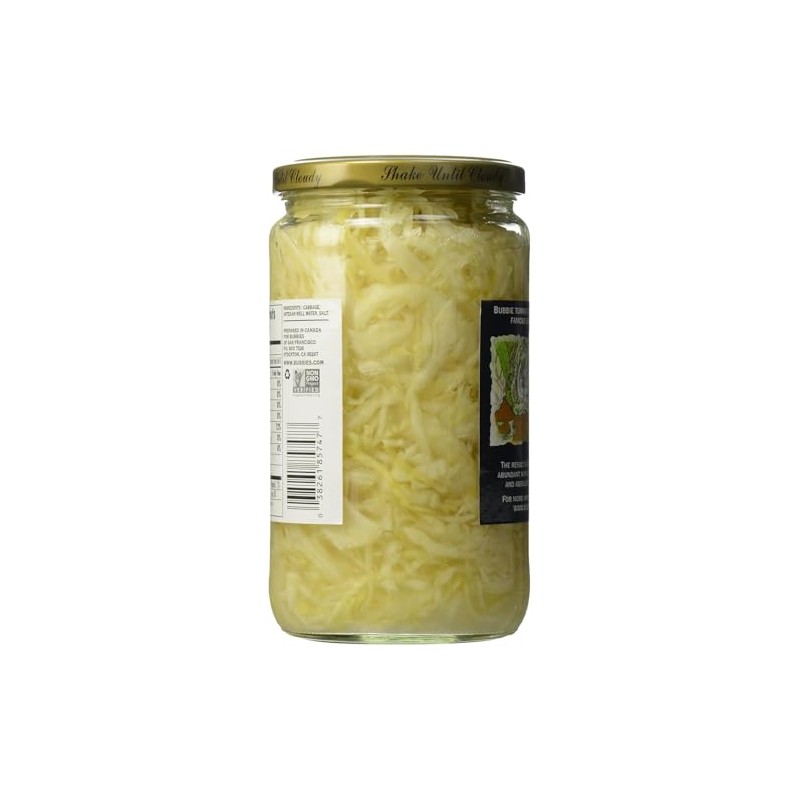 Bubbies Sauerkraut 25.0 OZ(Pack of 3)