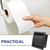 Uonlytech Stainless Steel Toilet Paper Holder Embedded Roll Tissue Rack
