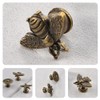 Angoily 10pcs Retro Cabinet Knobs Decorative Bee Drawer Pulls Wardrobe