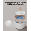 WOPET Cat Water Fountain Pump for W03 Lite Cat Fountain,