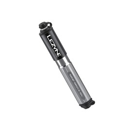 LEZYNE GRIP DRIVE HV Grip Drive Bicycle Hand Pump, High Volume, Silver, Presta / UK Style, Max 90 psi / 6.2 bar, Small Mount, S (7.3 inches (186 mm)