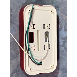 Bargman Stop/Tail/Turn / Reverse RV Light Surface Mount  White Base ~ Bargman 34-92-002