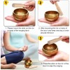 Tibetan Singing Bowl Set - Meditation Sound Bowl Cushion with