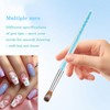 6 Multi-Size Nail Art Brush Set for Acrylic & Dip