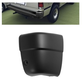 KUAFU Rear Bumper End Cap RH Compatible with Isuzu Rodeo Rear Bumper Ends Set Corner Right Side Matte Black