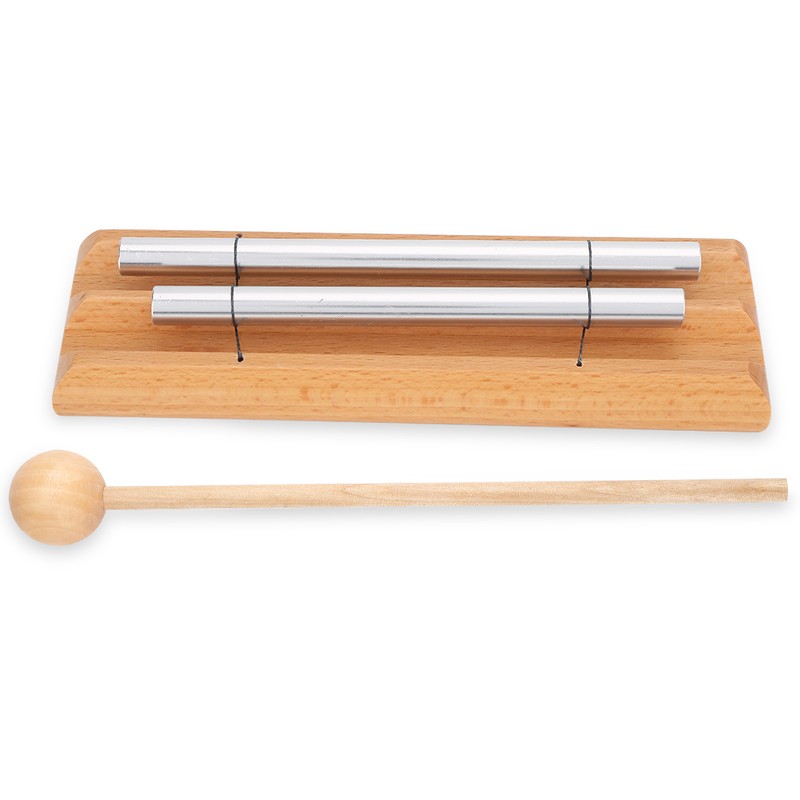 2-Tone Percussion Instrument with Mallet Musical Education Toy for Children