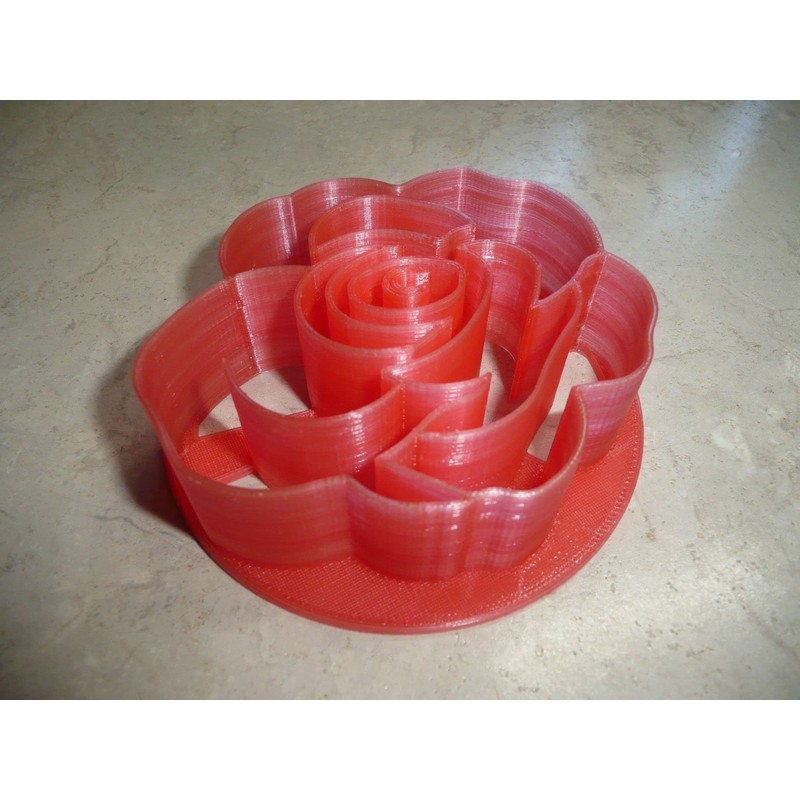 ROSE FLOWER DESIGN PATTERN CONCHA CUTTER MEXICAN SWEET BREAD STAMP