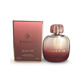 United Scents POUCH BLUSH ROSE for Her Eau de Parfum, 3.4 Fl Oz, Notes: Bergamot, Red Currant, Rose