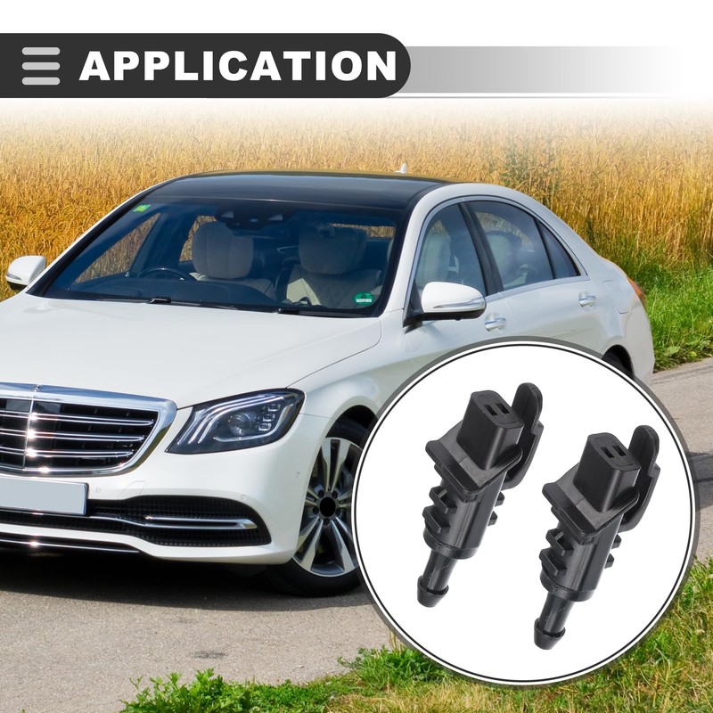 Motoforti Windshield Wiper Washer Nozzle Spray Jet, for Kia Cadenza