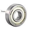 sourcing map 2pcs 609ZZ Ball Bearing Double Shield 9mm x