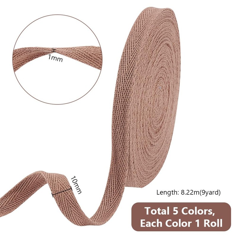 PH PandaHall 45 Yards / 41 m 5 Colours Flat