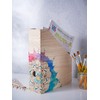VBS Magazine Rack 25 x 9 x 32 cm Wooden