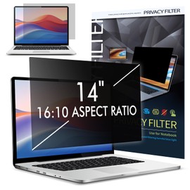LAMA Privacy Filter for 14 Inch Laptop, Privacy Film, Removable Privacy Film, Privacy Filter, Privacy Filter, Eye Protection, Anti-UV/Anti Blue Light (16:10)