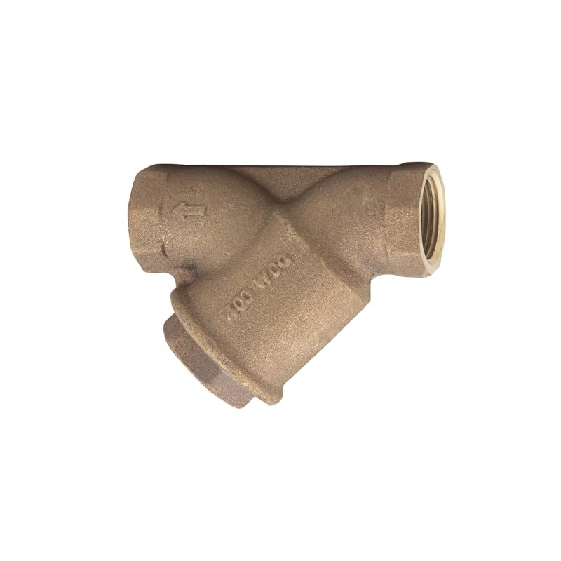 Watts LF777M1-20 Wye Pattern Strainer, 3/8 Inch, Threaded End Connections,
