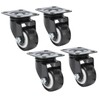 4PCS 1.5 Inch Universal Wheel 360° Rotation Heavy Caster Silence