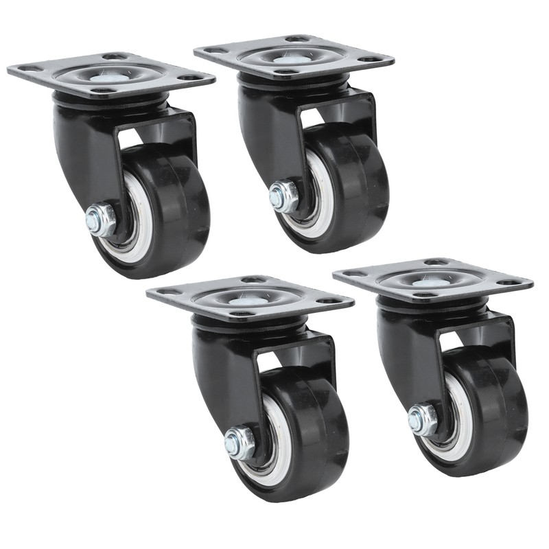 4PCS 1.5 Inch Universal Wheel 360° Rotation Heavy Caster Silence