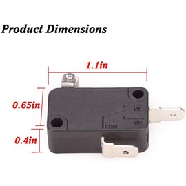 2Pack Golf carts Accelerator Micro Switch 25861-G01 10896, Fit for EZGO Electric 1994-Up TXT PDS/DCS Golf carts