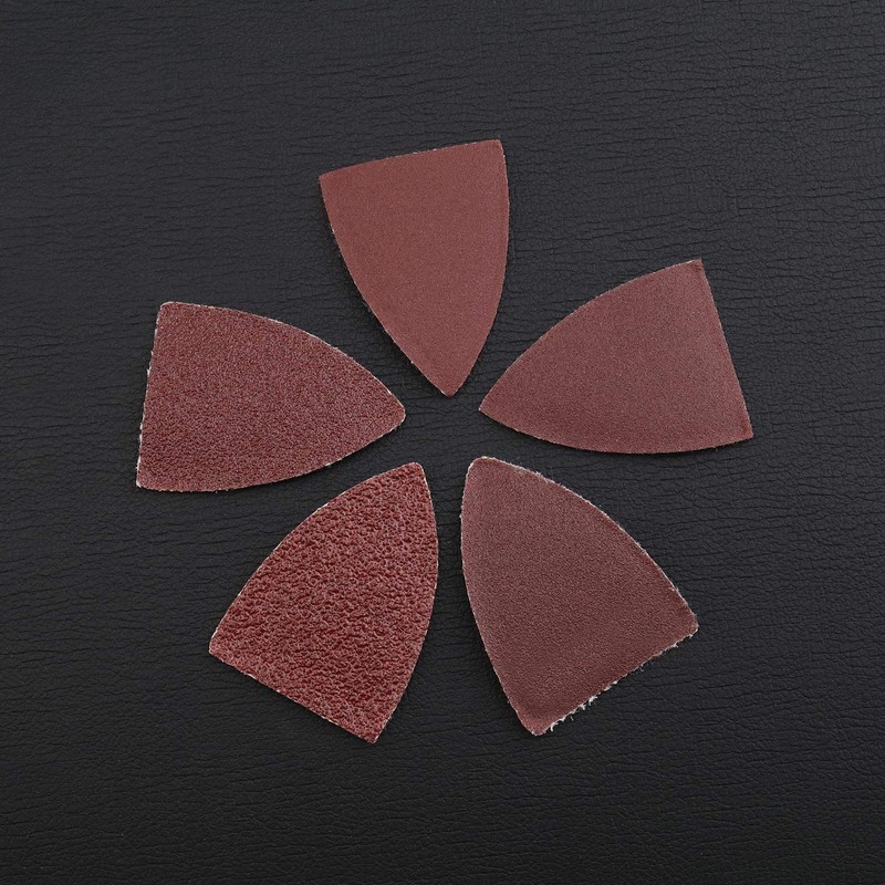 YINETTECH 52 Pieces Oscillating Multitool Finger Sanding Pads Accessory Kit