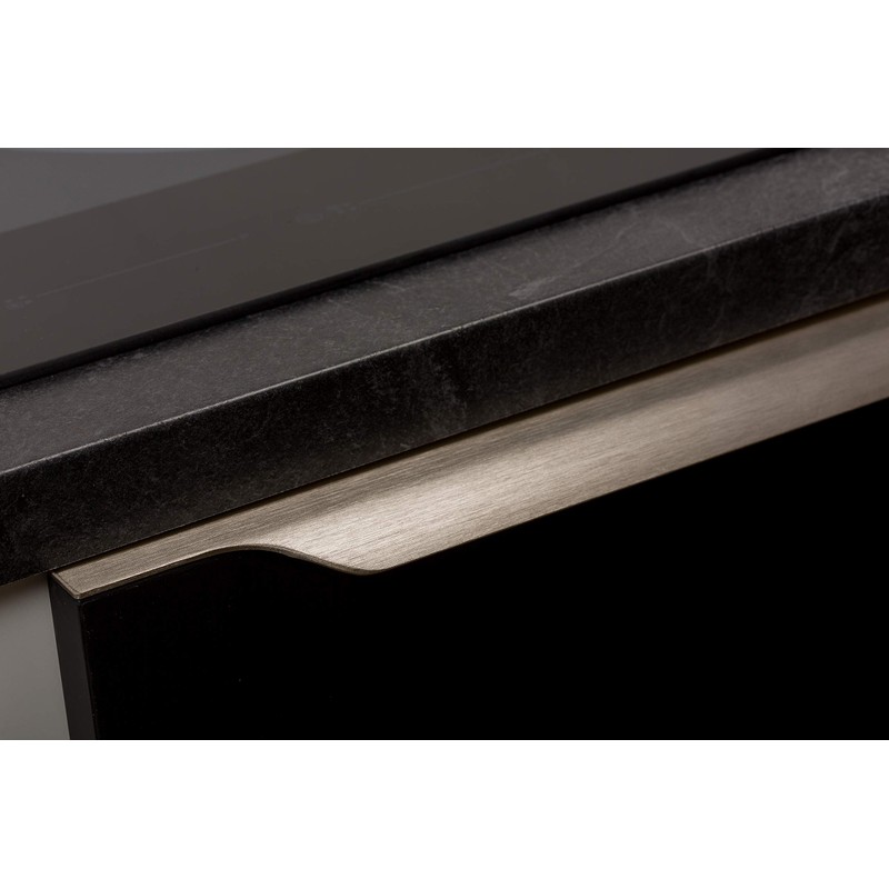 Gedotec Vector Kitchen Cabinet Handle Brushed Stainless Steel for Drawers