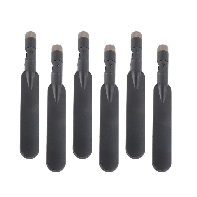 6Pcs Flat Paddle WiFi Antenna 3CMJT RP‑SMA Male Connector High