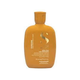Alfaparf Milano Semi di Lino Sunshine Champú sin sulfato - Champú After Sun - Protección de cloro - Protección solar y solar - Fórmula vegana - Para cabello brillante, sedoso y protegido