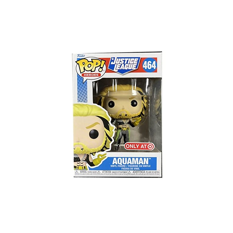 Funko Justice League Aquaman Vinyl Figure 464 Unisex Pop! Multicoloured
