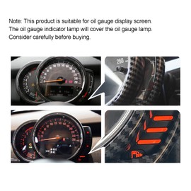 Speedometer Trim, Car Interior Trim Made of Carbon Fibre Cover Dashboard Frame Cover Trim for F54 F55 F56 F57