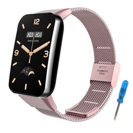 SenMore Strap Compatible with Mi Band 7 Pro Wristbands Stainless Steel Replacement Straps Suitable for Miband 7Pro Metal Strap