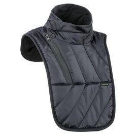 Pelucton Neck Warmer Motorcycle Winter Adjustable Chest and Shoulder Warmer, Thermal Motorcycle Scarf Windproof, Motorcycle Neck Protection Outdoor, black