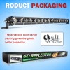 BraveWAY 2pcs 7inch LED Light Bar Dual Color Strobe Emergency