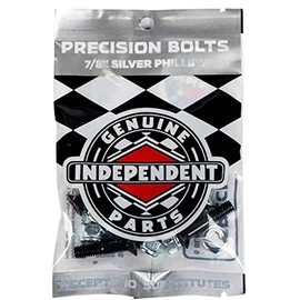 Independent Independent [Phillips Bolt] Black/Silver Plus Bolt 7 8/(7/8inch) Skateboard Skateboard Skate Bis Hardware