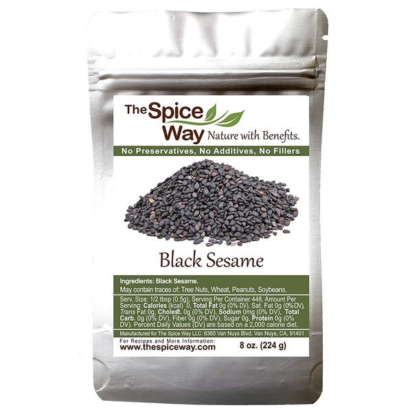 The Spice Way Black Sesame Seeds - 8 oz