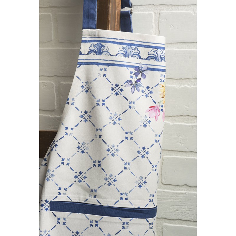 Maison d'Hermine 100% Cotton 1-Piece Kitchen Apron with Adjustable Neck