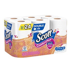 Undisclosed Scott Comfort Plus Toilet Paper, 12 Double Rolls, (12 Double Rolls = 24 Regular