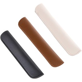 Enyolidimk 3Pcs Leather Pen Sleeve Single Pen Case Holder Pencil Pouch Pen Protective Sleeve Cover for Ballpoint Pen,Pencil Holders,Desk Supplies Holders and Dispensers