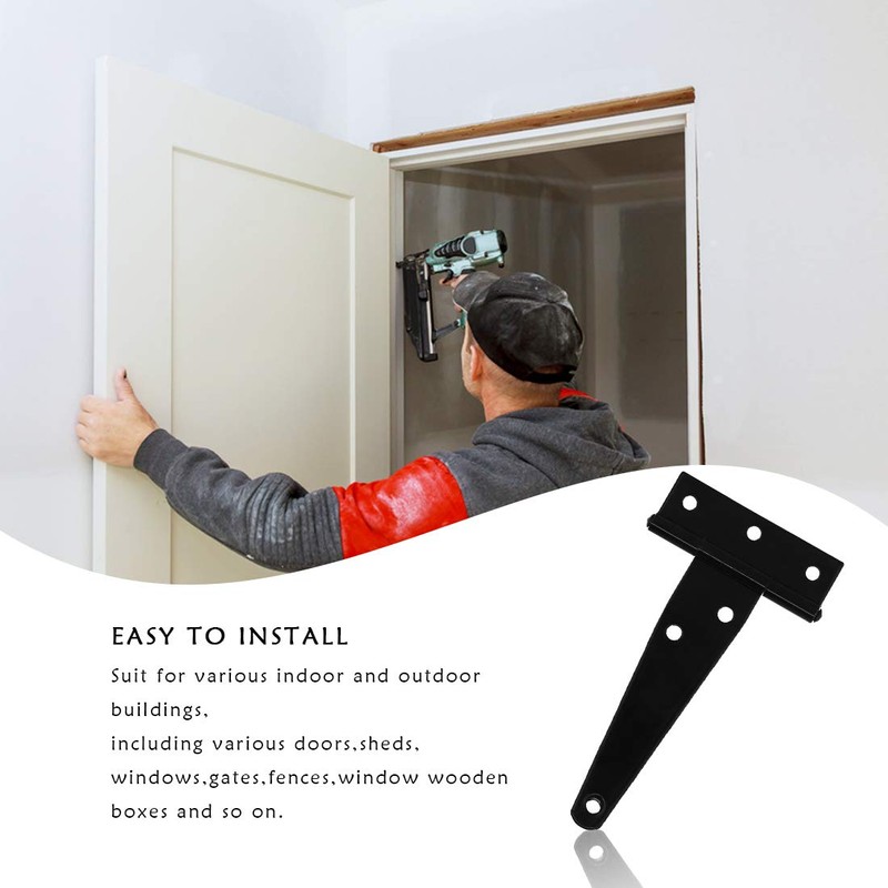 Pack of 10 4 Inch T-Hinges Gate Hinges Door Barn