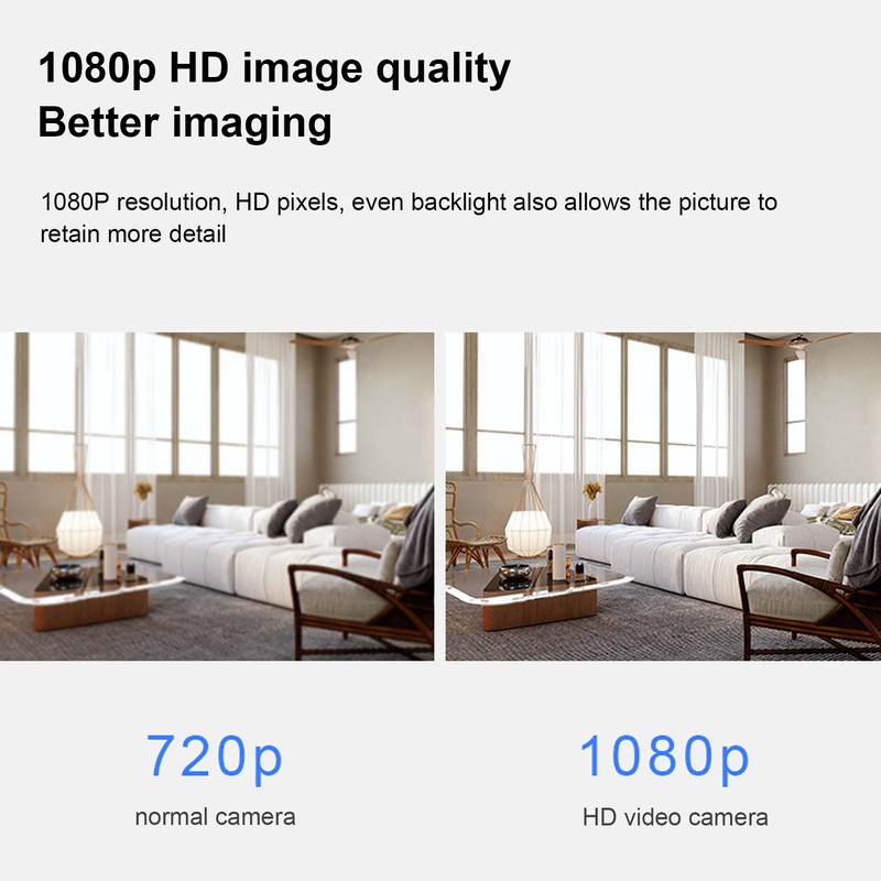Indoor Magnetic Camera Micro USB 300mAh WiFi 1080P HD Night
