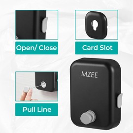 Retractable Clothesline for Indoor or Outdoor Use (Black)