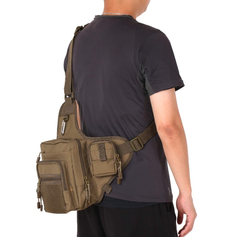 Lixada 32 x 39 x 12 cm Fishing Bag, Waterproof,
