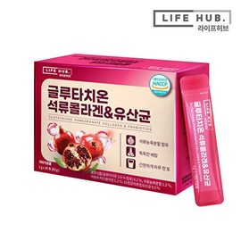 Life Hub [Life Herb] Life Herb Glutathione Pomegranate Collagen Lactobacillus 1 box (2g x 30 sachets) 1 month supply None / [라이프허브]라이프허브 글루타치온 석류콜라겐 유산균 1박스(2g x 30포) 1개월분 없음